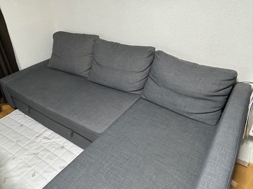 【IKEA】3人掛けソファー L字