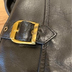 ブラックレザージャケットの画像