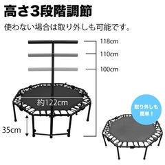 【新同品】フィットネストランポリンの画像