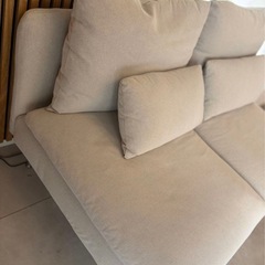 2025/6購入の美品！！ソーデルハムンコンパクト3人掛け フリードトゥナライトベージュの画像