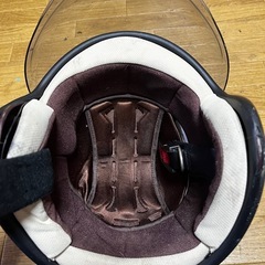 アクティブワン NT-70 ジェットヘルメット サイズフリー 57〜60cm　バブルシールド ワンタッチバックルの画像