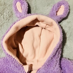 ベビー80サイズ　冬用カバーオール　防寒モコモコ　ampersandアンパサンドの画像