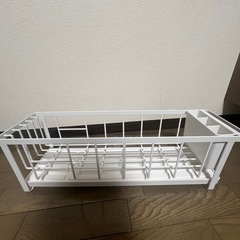 スリムツーウェイ水切りワイヤーバスケット タワーの画像