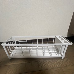 スリムツーウェイ水切りワイヤーバスケット タワーの画像