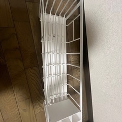 スリムツーウェイ水切りワイヤーバスケット タワーの画像