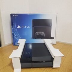 SONY ソニーPlayStation4 プレステ4 プレステーション　CUH-1000A 500 GB 通電確認済み　簡易動作　 ジェットブラック 箱付きの画像