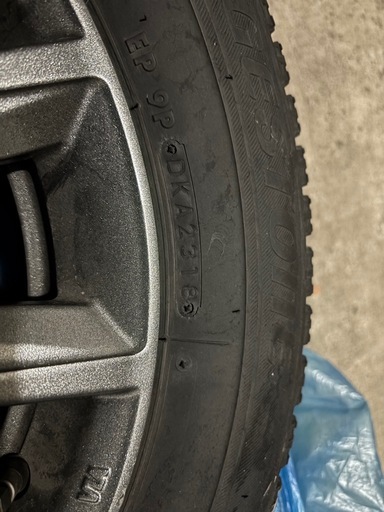 中古 SEIN アルミホイール 175/65 R14 スタッドレスタイヤ ヴィッツ、フィット、キューブ等に  