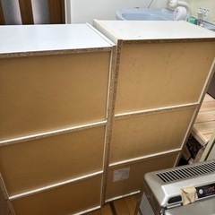 3段ボックス　2つの画像