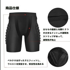 プロテクター スノーボード パンツ バイク ヒッププロテクター スノボ ヒップの画像