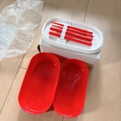 新品　未使用　くまのがっこう　弁当箱　タンブラー付きの画像