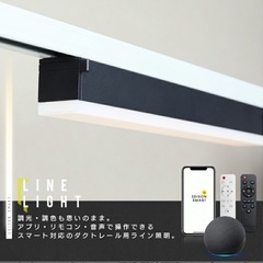 エジソンスマートLEDラインライト照明 ライティングレール80センチの画像
