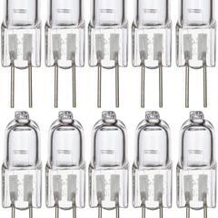 未使用⭐️10個入り ミニハロゲン電球 透明 クリアレンズ ハロゲン電球 12Vの画像