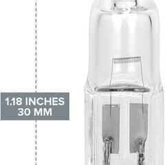 未使用⭐️10個入り ミニハロゲン電球 透明 クリアレンズ ハロゲン電球 12Vの画像