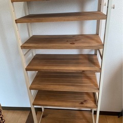 おしゃれナチュラル系靴箱シューズラック
の画像