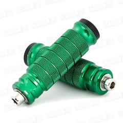 フットペグ ステップバー バイク ステップ タンデムステップ ペダル ローレットの画像