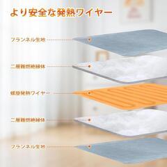 足元ぽかぽか❤️フットウォーマー ホットマット 電気足温器 両面発熱 足元ヒーターの画像