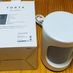 美品✨【引越しの荷物整理のため出品‼️】Francfranc  TORTA FAN HEATERホワイトの画像