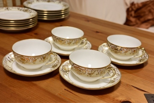 オールドノリタケティーセット