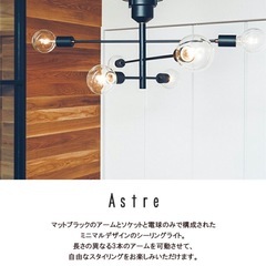 【美品】UNICO インターフォルム ASTRE アストル 照明の画像