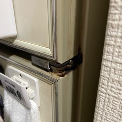 レトロ 冷蔵庫の画像