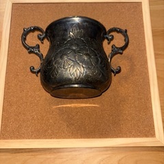 イタリア製 アンティーク シュガーポウル （800シルバー／手作業製）の画像