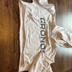 CRONOS ホワイトパーカー Mの画像