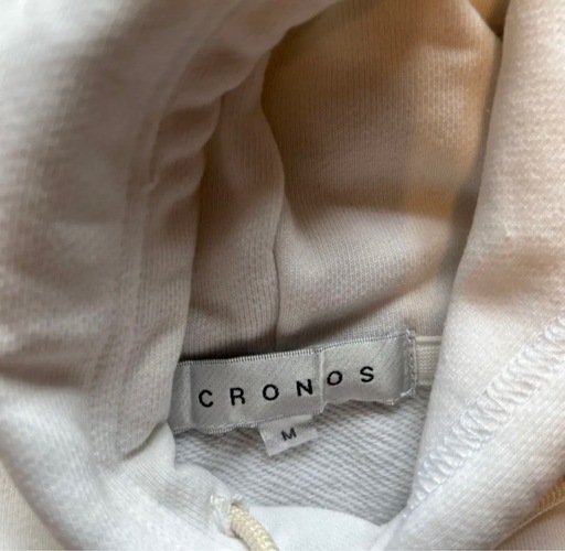 CRONOS ホワイトパーカー M