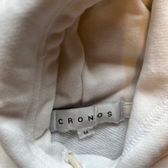 CRONOS ホワイトパーカー Mの画像