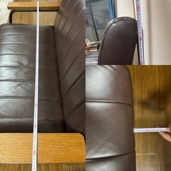 美品ニトリソファー2個セットの画像