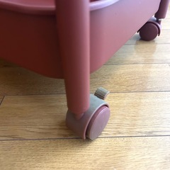 【無印良品】スチールパイプワゴンラックの画像