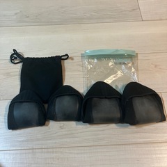【募集中】携帯用スリッパ　レディース　メンズ　ブラック　汚れや使用間ありの画像