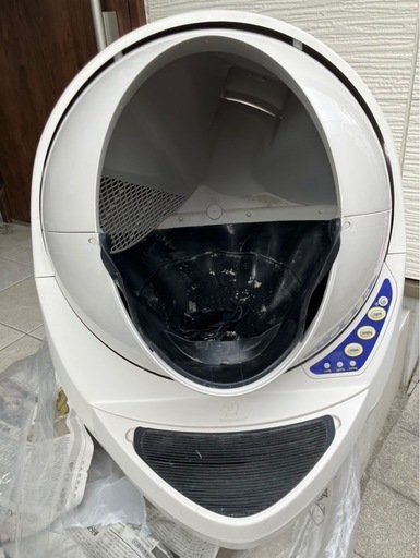リダーロボット　自動猫トイレ 大型 ホワイト　キャットロボットオープンエアー
