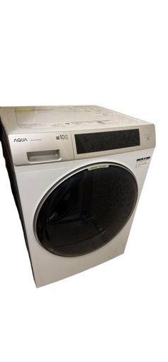 取引決定【美品】AQUA ドラム洗濯機乾燥 10kg/5kg AQW-DM10R-R