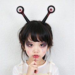 目玉カチューシャ ハロウィン 仮装 パーティー コスプレ 小物 妖怪の画像