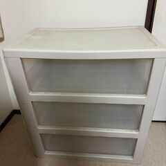 【10/30まで】3段プラスチックラックの画像