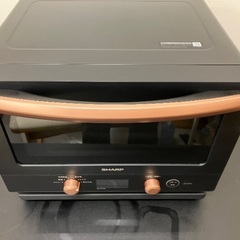 SHARP レンジ RE-TD184-B ブラック2024年製 美品の画像