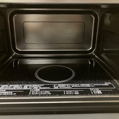 SHARP レンジ RE-TD184-B ブラック2024年製 美品の画像