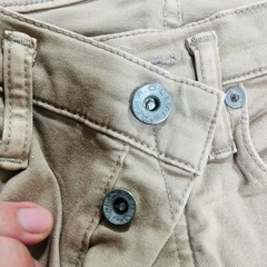 Mr.Olive ミスターオリーブ　チノパン　ベージュ　ストレッチ　Mの画像