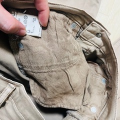 Mr.Olive ミスターオリーブ　チノパン　ベージュ　ストレッチ　Mの画像