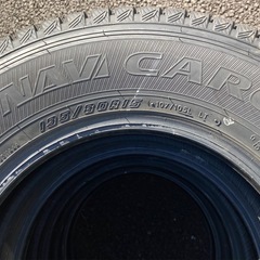 GOOD YEAR 195/80R15 24年製　冬タイヤ　バリ目　バリ溝の画像