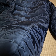 新品 ロングダウンコート Mサイズ ネイビーの画像