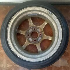 SSR タイプC 14×6.0J +38 PCD100 155/55R14　超軽量ホイール　１本　ジャンク の画像