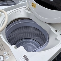 🟧洗濯機番号63 SHARP 2020年製 6kg 大阪府内全域配達無料 設置動作確認込み 保管場所での引取は値引きしますの画像