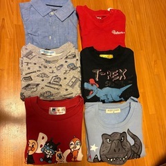 90サイズ子供服　トレーナー　ベスト　ダウン
の画像