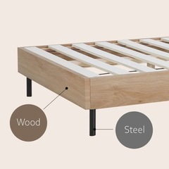 LOWYA シングル ベッドフレームの画像