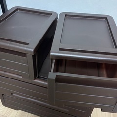 収納ケース　引き出しの画像