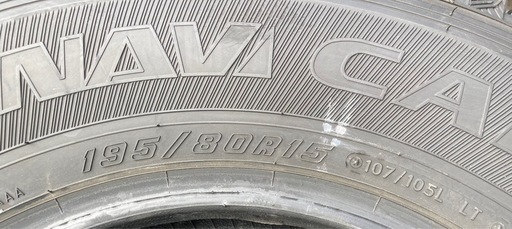 【お取引決まりました】GOODYEAR 195/80R15 2024年製造　冬タイヤLTタイヤ　