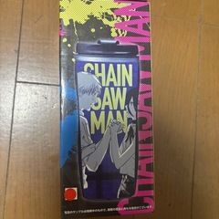 チェンソーマングッズ　未使用品　缶バッジ　タンブラー２個　の画像