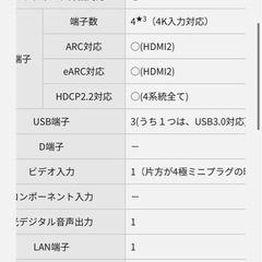パナソニック 4K液晶テレビ 
TH-65LX950の画像