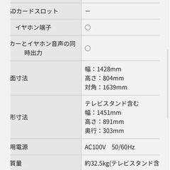 パナソニック 4K液晶テレビ 
TH-65LX950の画像